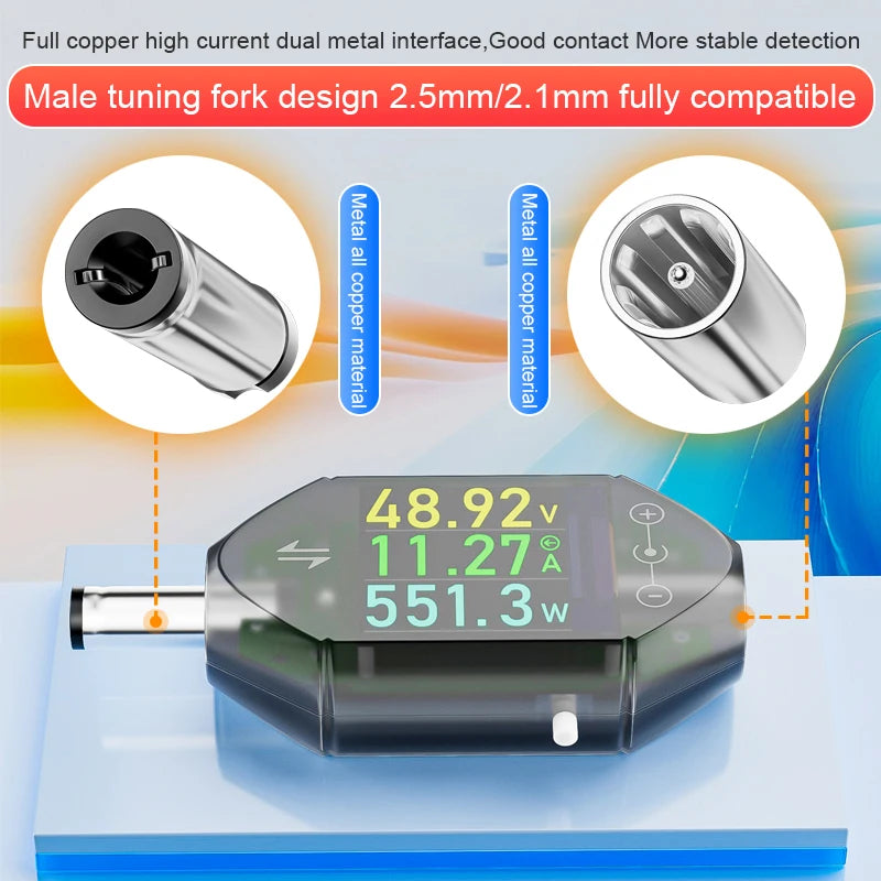 600W DC Power Meter Voltage And Current Tester