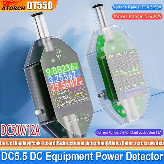 600W DC Power Meter Voltage And Current Tester