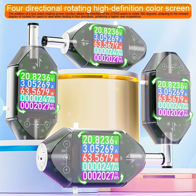 600W DC Power Meter Voltage And Current Tester