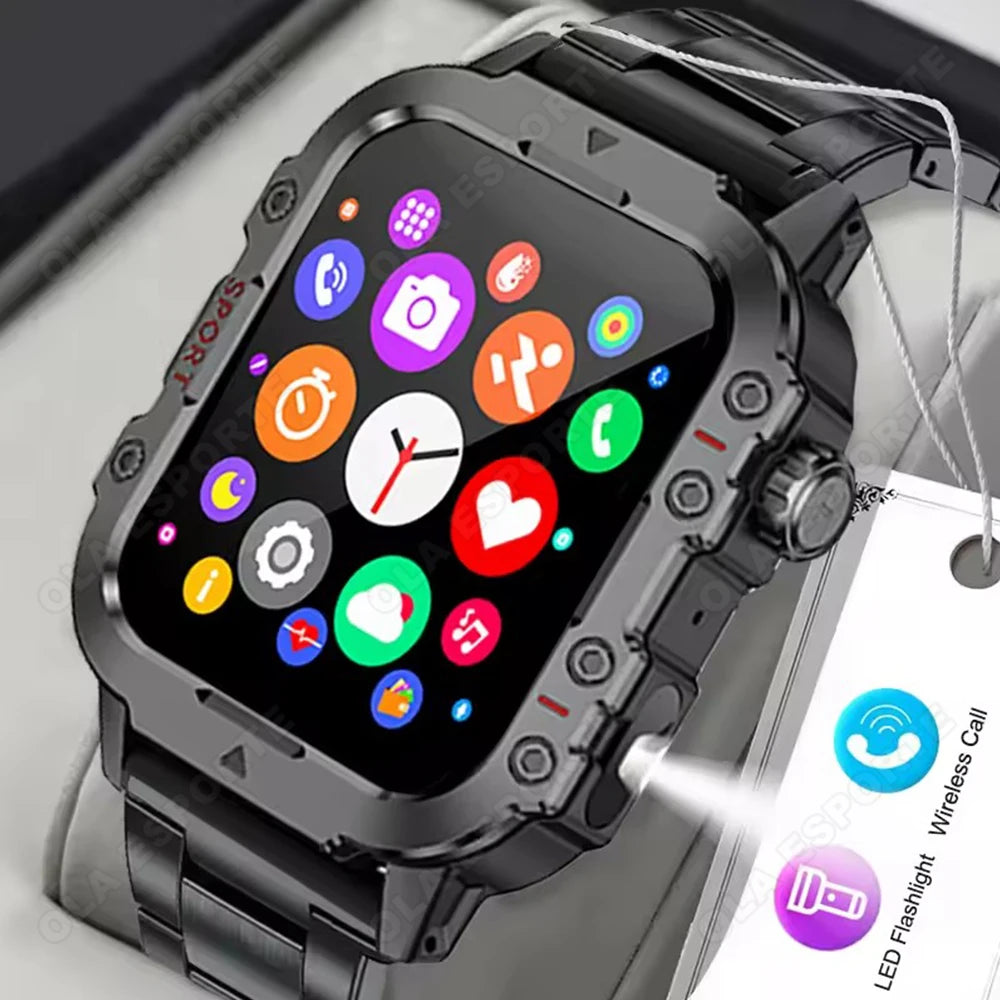 Military Smart Watch for Men IP67 Waterproof